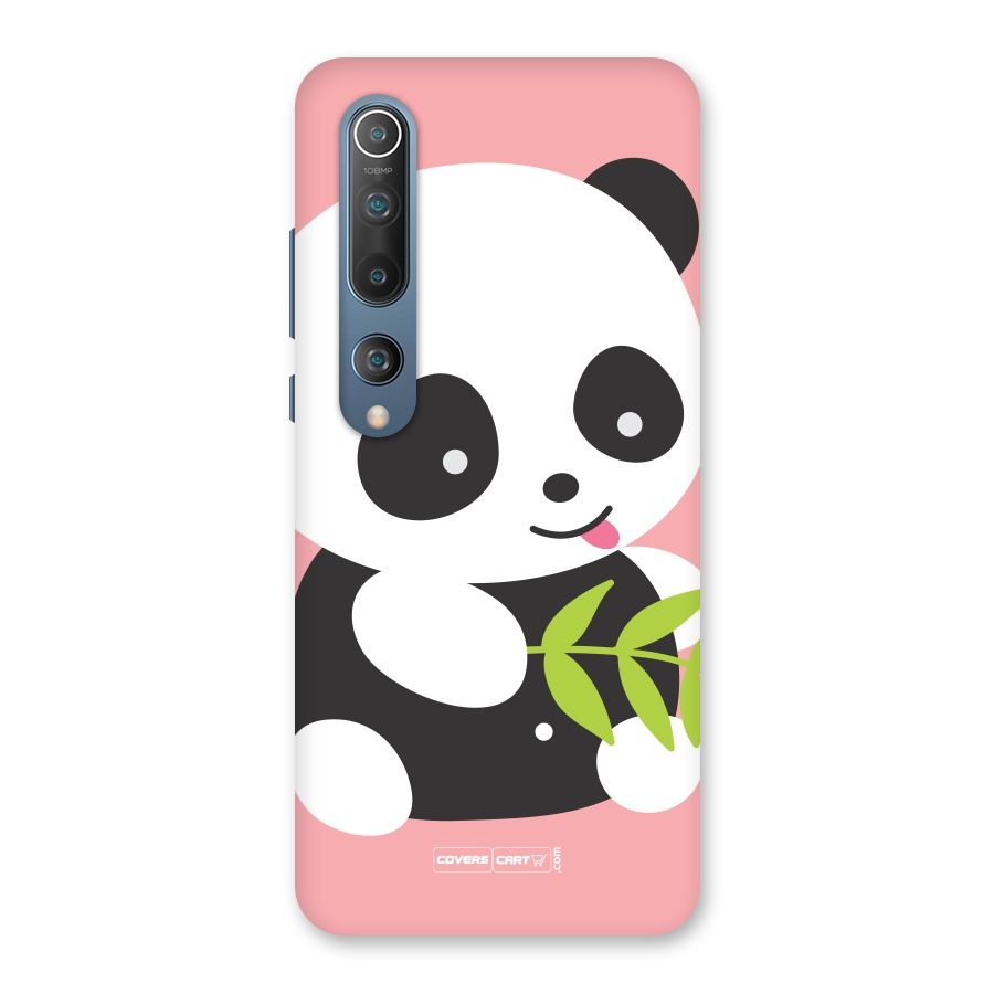 Cute Panda Pink Back Case for Mi 10