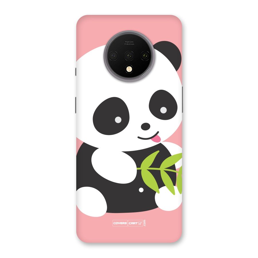 Cute Panda Pink Back Case for OnePlus 7T