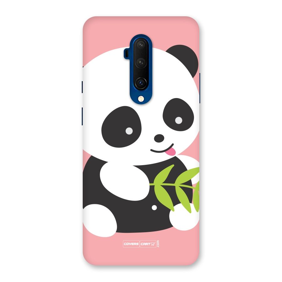Cute Panda Pink Back Case for OnePlus 7T Pro