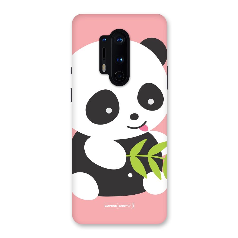 Cute Panda Pink Back Case for OnePlus 8 Pro