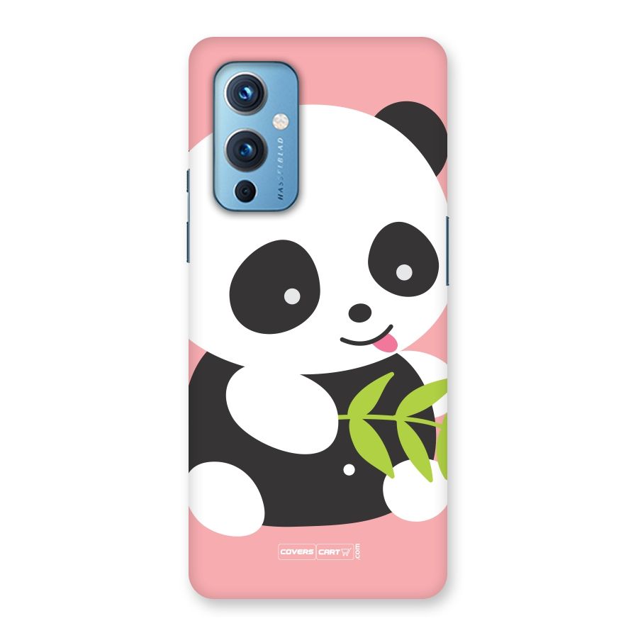 Cute Panda Pink Back Case for OnePlus 9