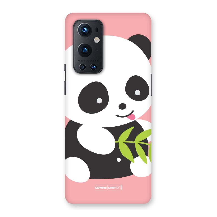 Cute Panda Pink Back Case for OnePlus 9 Pro
