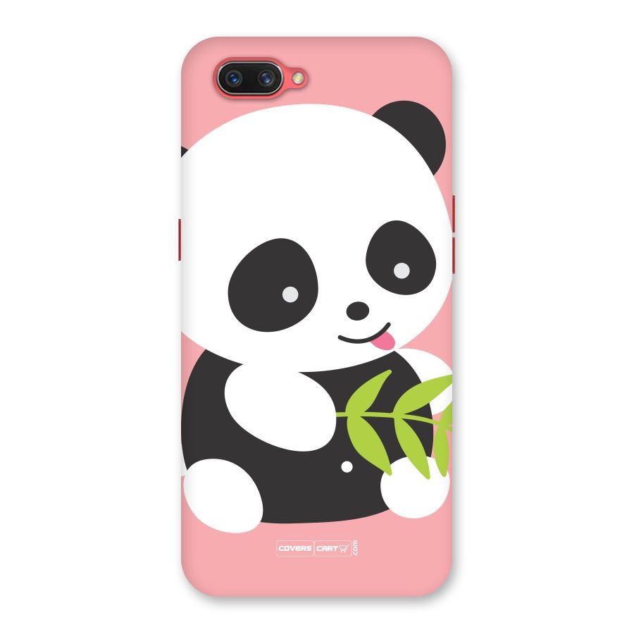 Cute Panda Pink Back Case for Oppo A3s