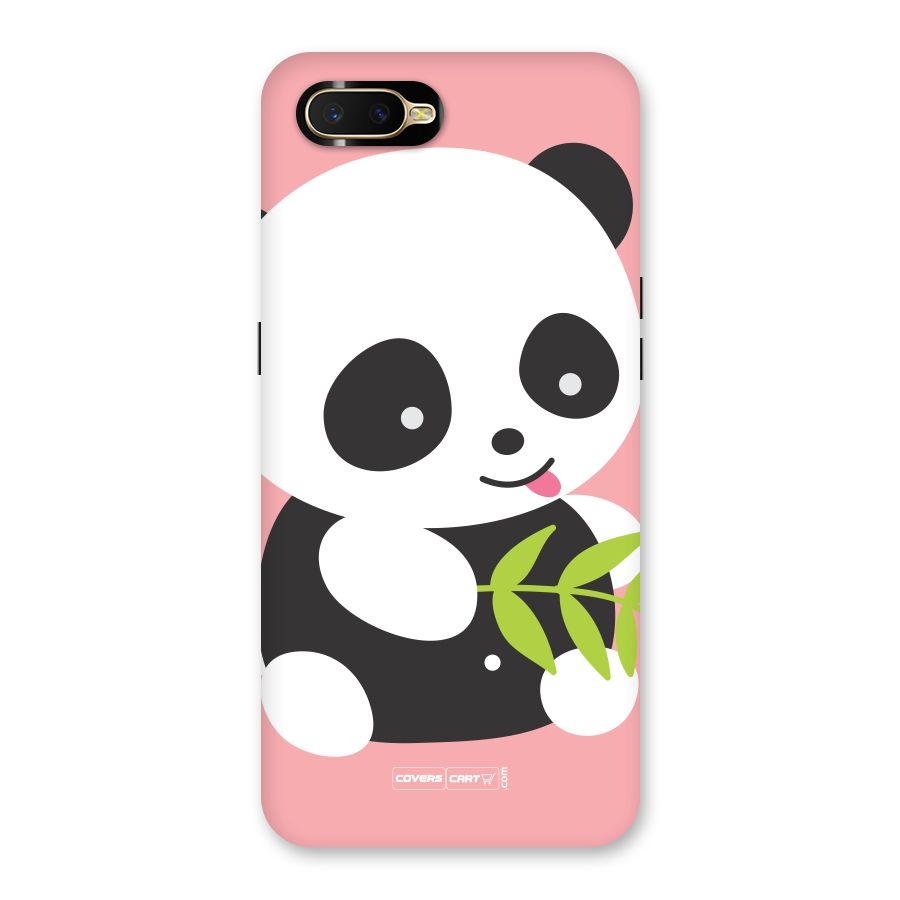 Cute Panda Pink Back Case for Oppo K1