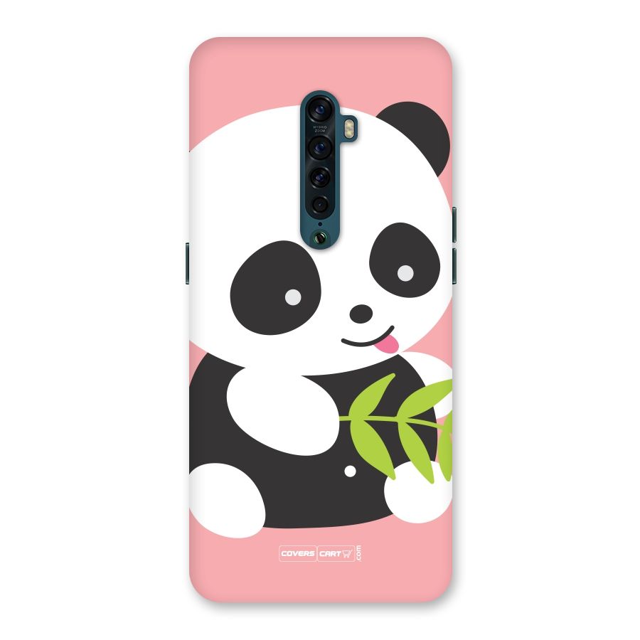Cute Panda Pink Back Case for Oppo Reno2