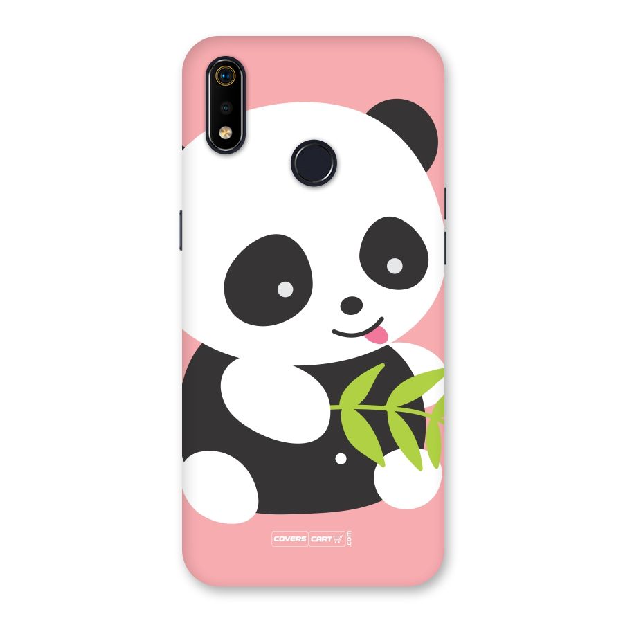 Cute Panda Pink Back Case for Realme 3i