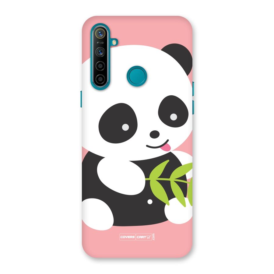 Cute Panda Pink Back Case for Realme 5i