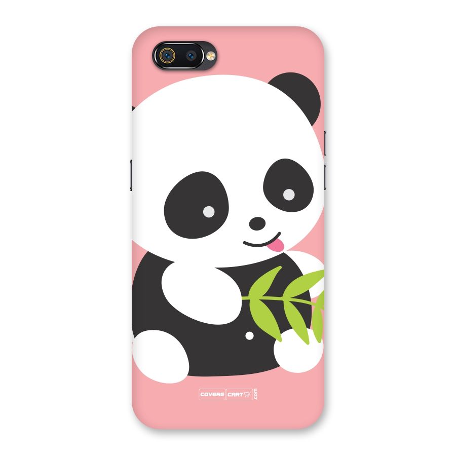 Cute Panda Pink Back Case for Realme C2