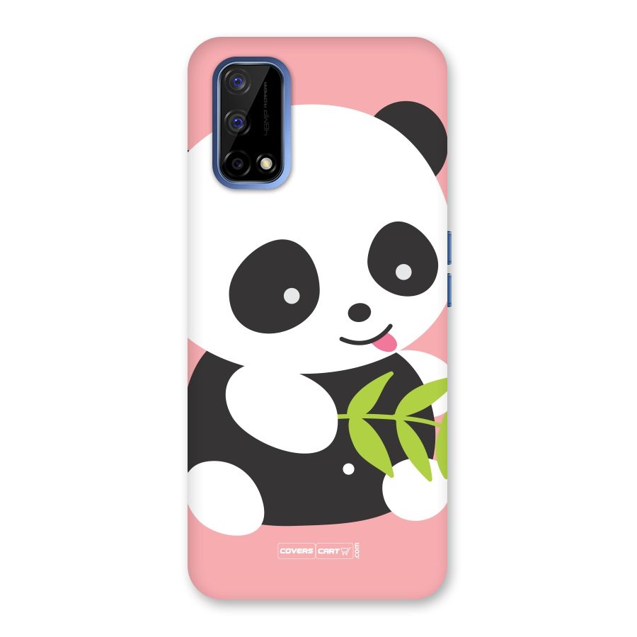 Cute Panda Pink Back Case for Realme Narzo 30 Pro
