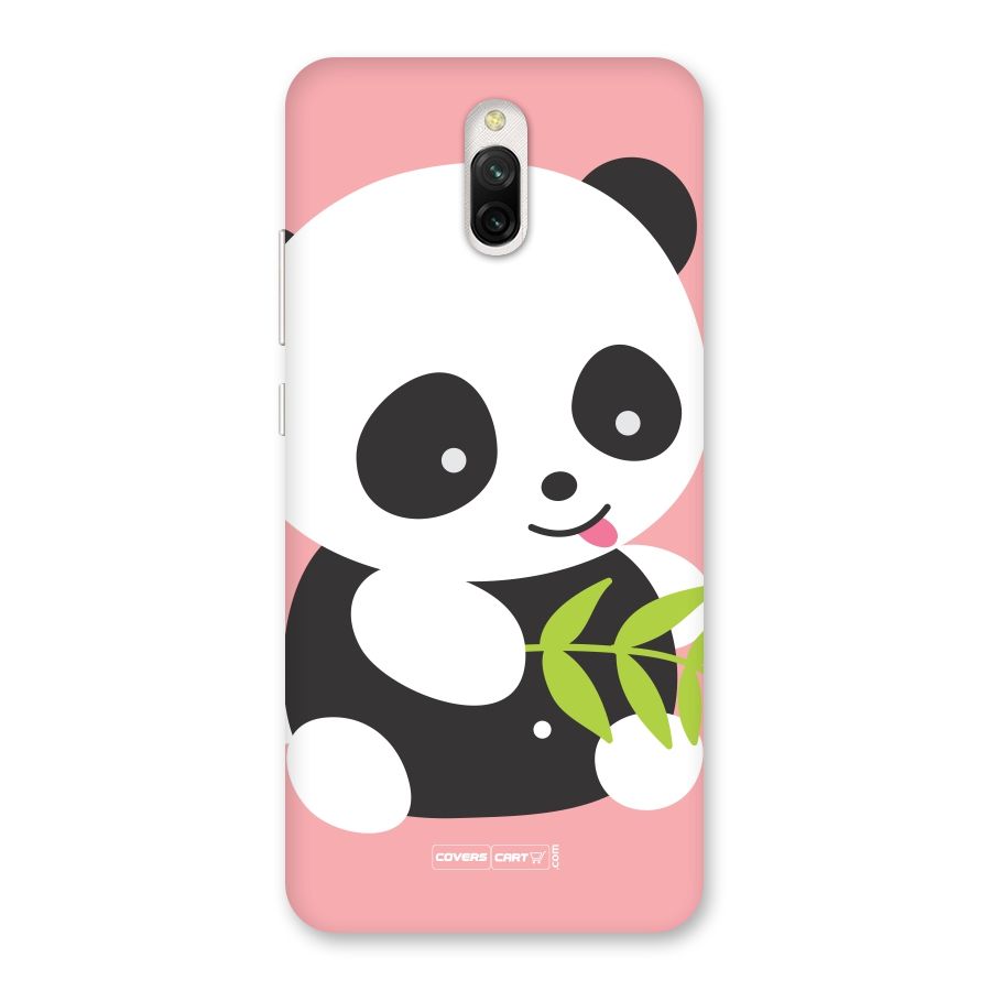 Cute Panda Pink Back Case for Redmi 8A Dual