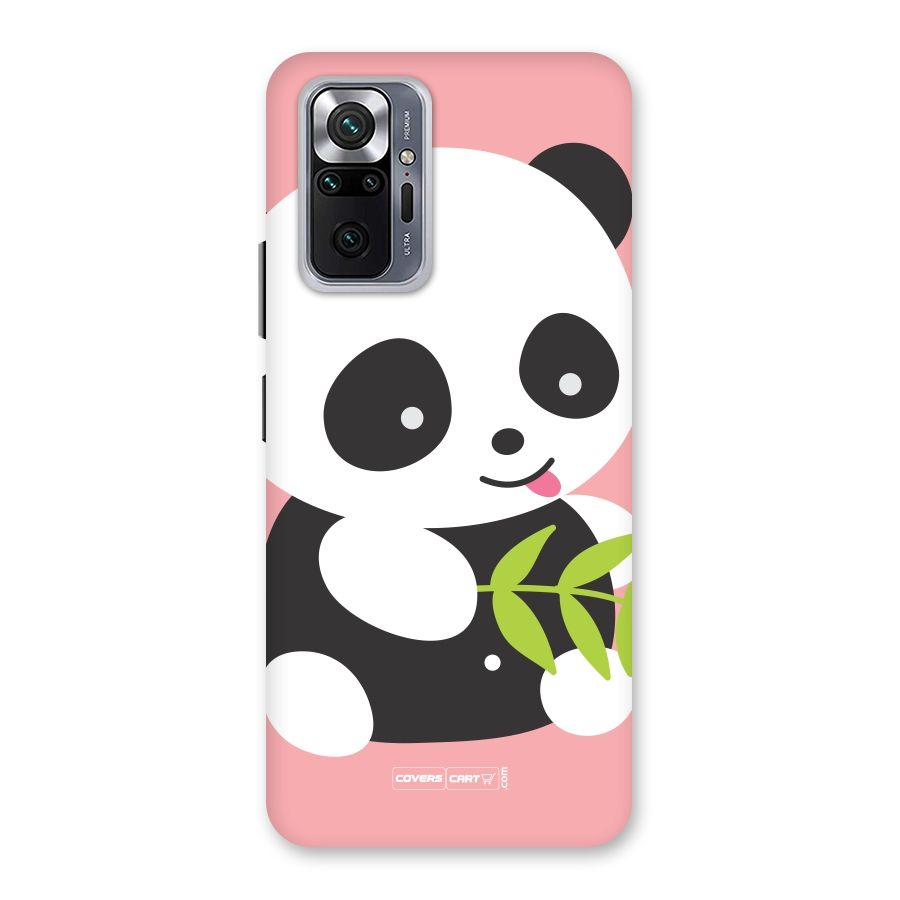 Cute Panda Pink Back Case for Redmi Note 10 Pro Max