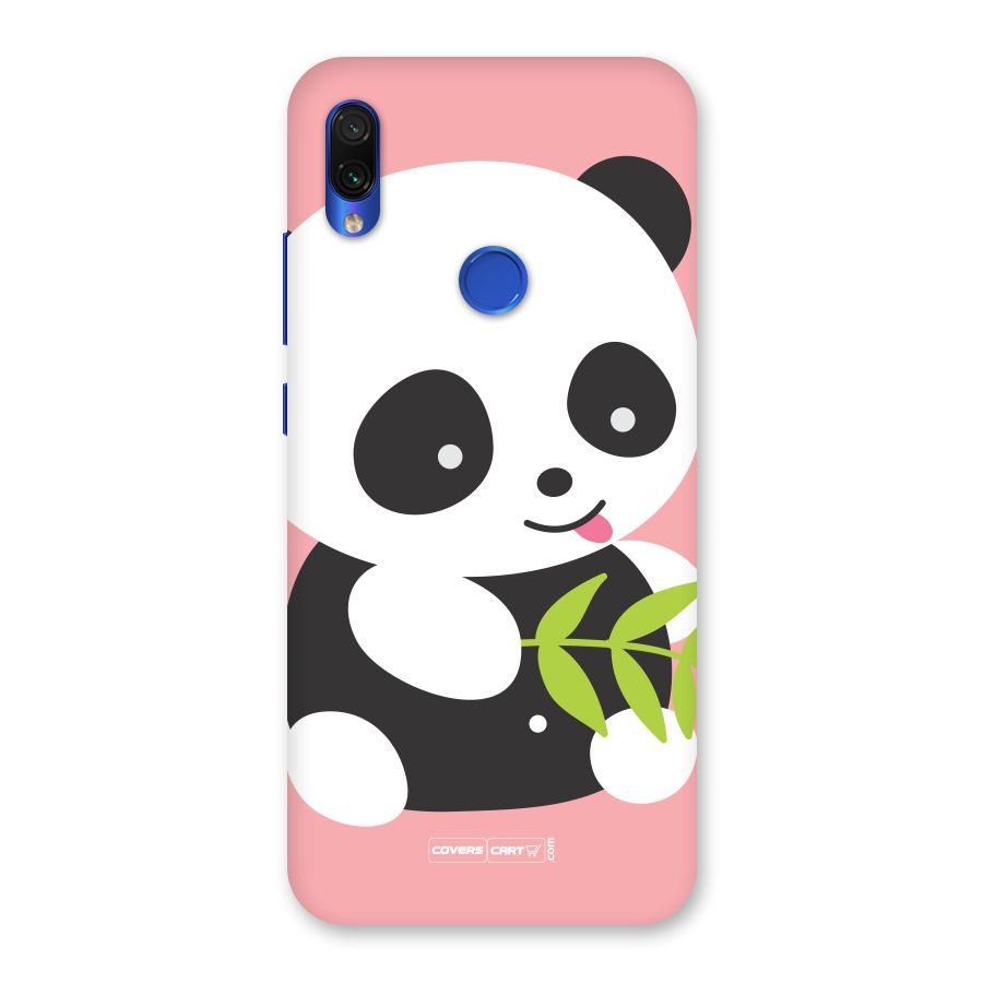 Cute Panda Pink Back Case for Redmi Note 7S