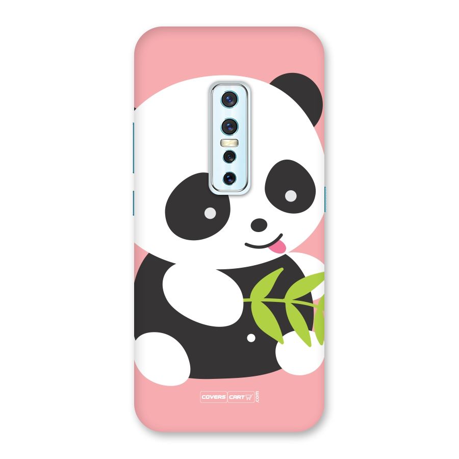 Cute Panda Pink Back Case for Vivo V17 Pro