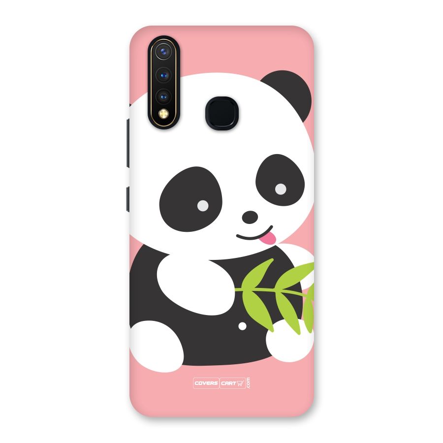 Cute Panda Pink Back Case for Vivo Y19