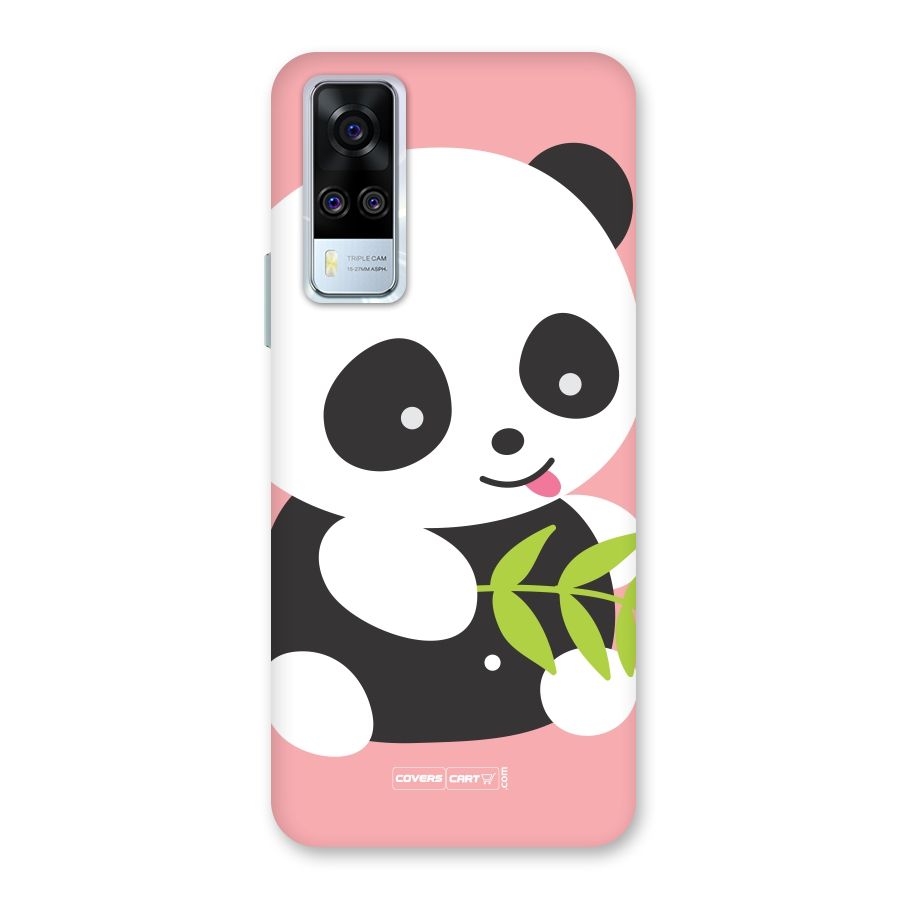 Cute Panda Pink Back Case for Vivo Y31