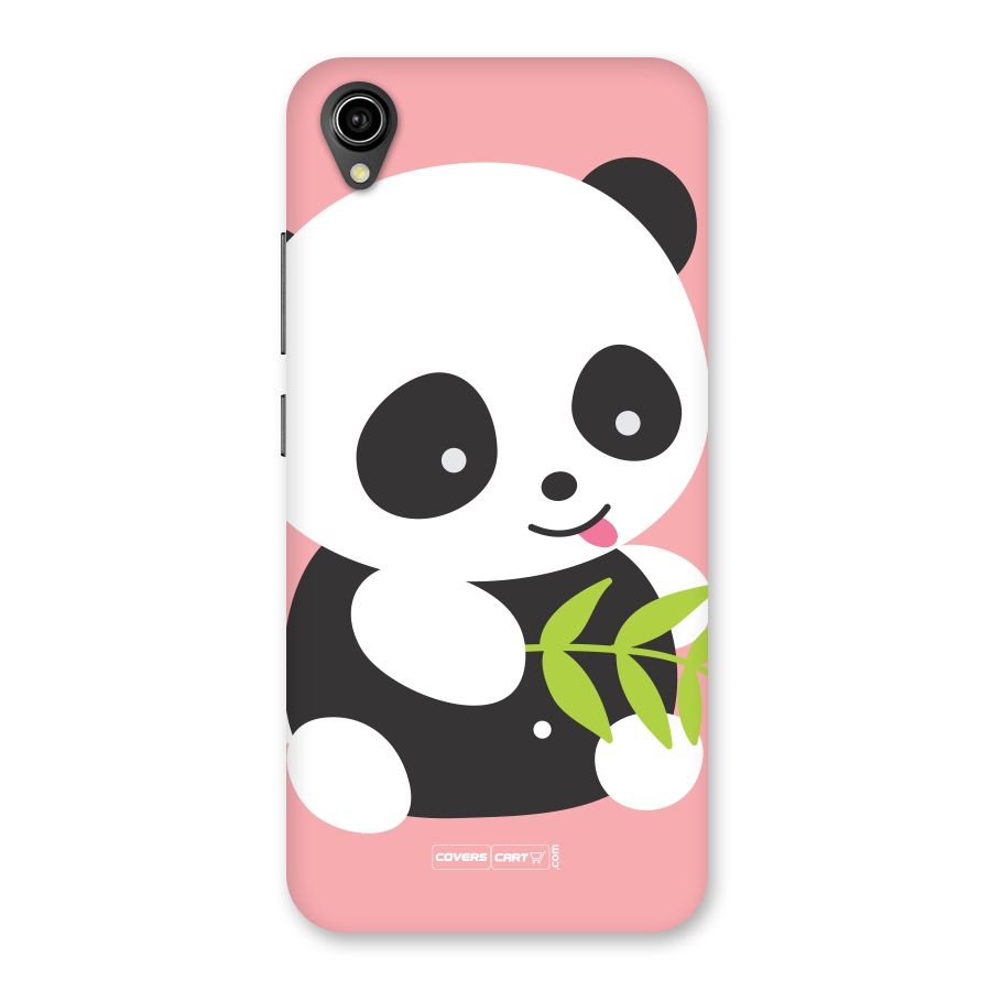 Cute Panda Pink Back Case for Vivo Y90