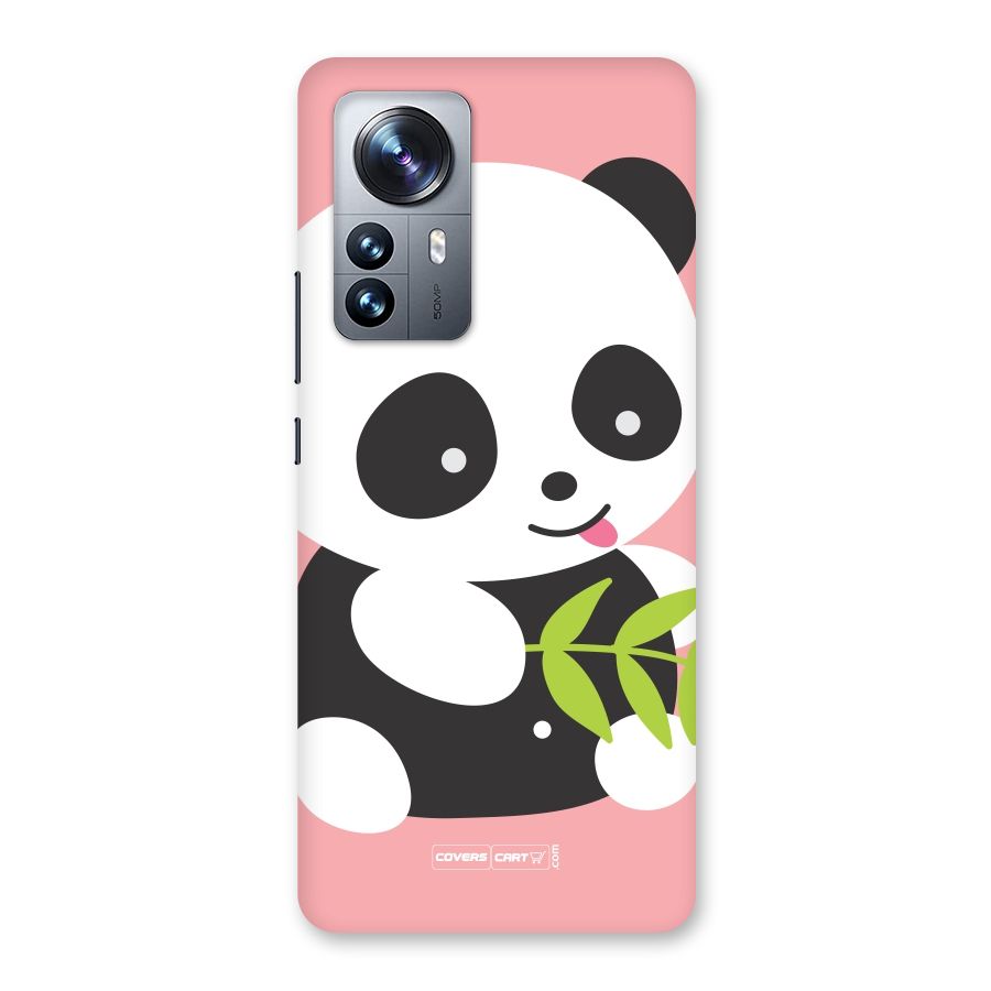 Cute Panda Pink Back Case for Xiaomi 12 Pro