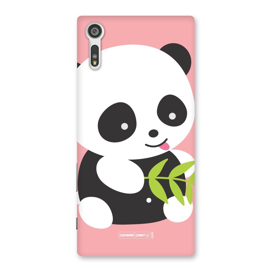 Cute Panda Pink Back Case for Xperia XZ