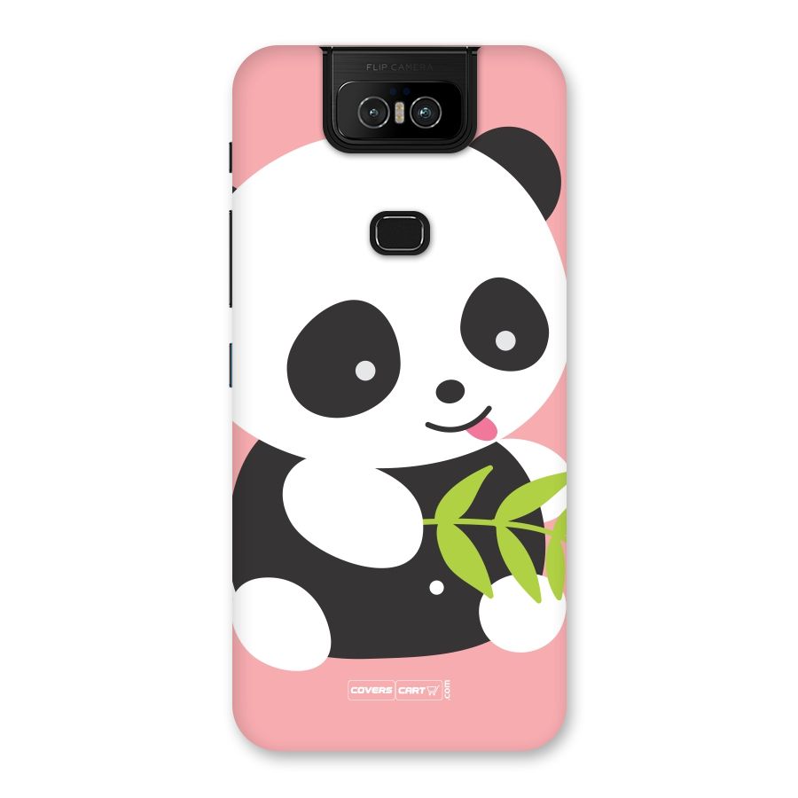 Cute Panda Pink Back Case for Zenfone 6z