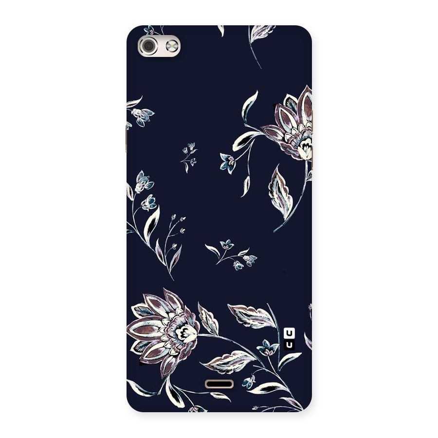 Cute Petals Back Case for Micromax Canvas Silver 5