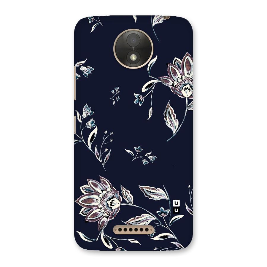 Cute Petals Back Case for Moto C Plus