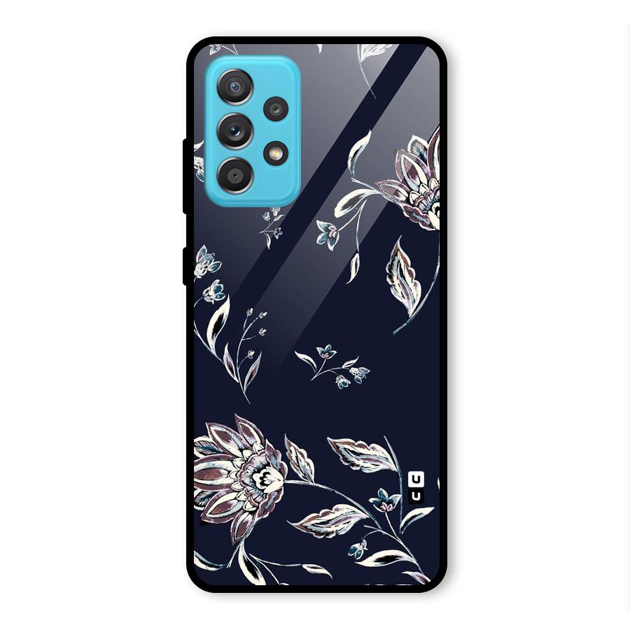 Cute Petals Glass Back Case for Galaxy A52
