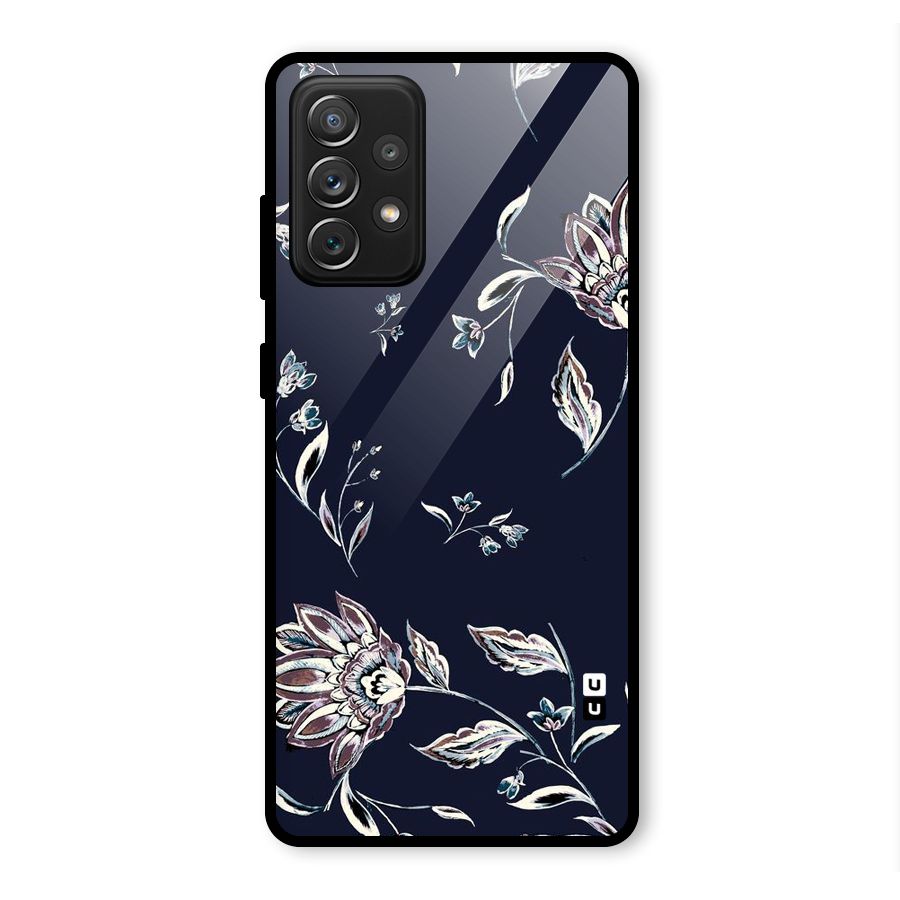 Cute Petals Glass Back Case for Galaxy A72