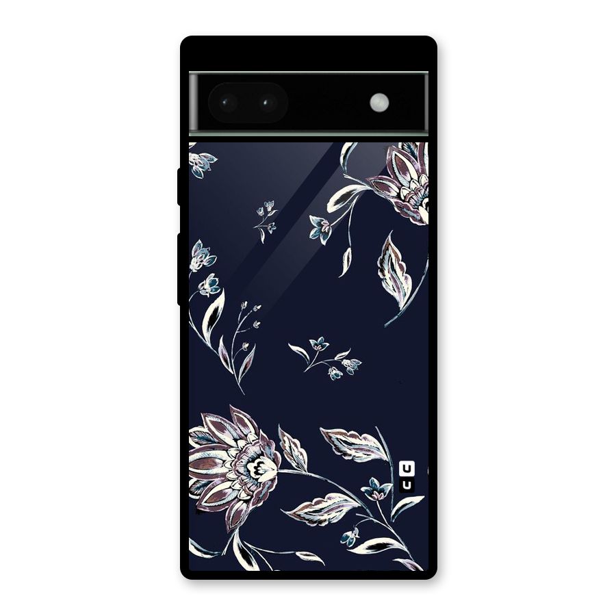 Cute Petals Glass Back Case for Google Pixel 6a