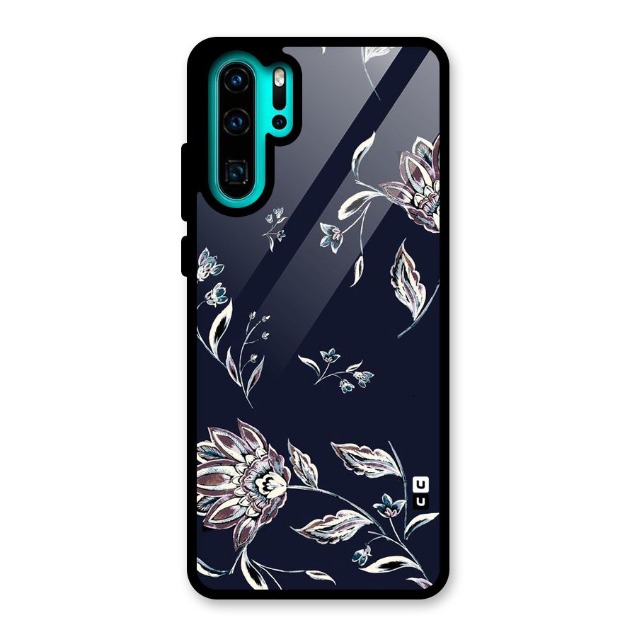Cute Petals Glass Back Case for Huawei P30 Pro