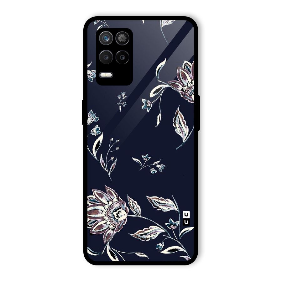 Cute Petals Glass Back Case for Realme 8 5G