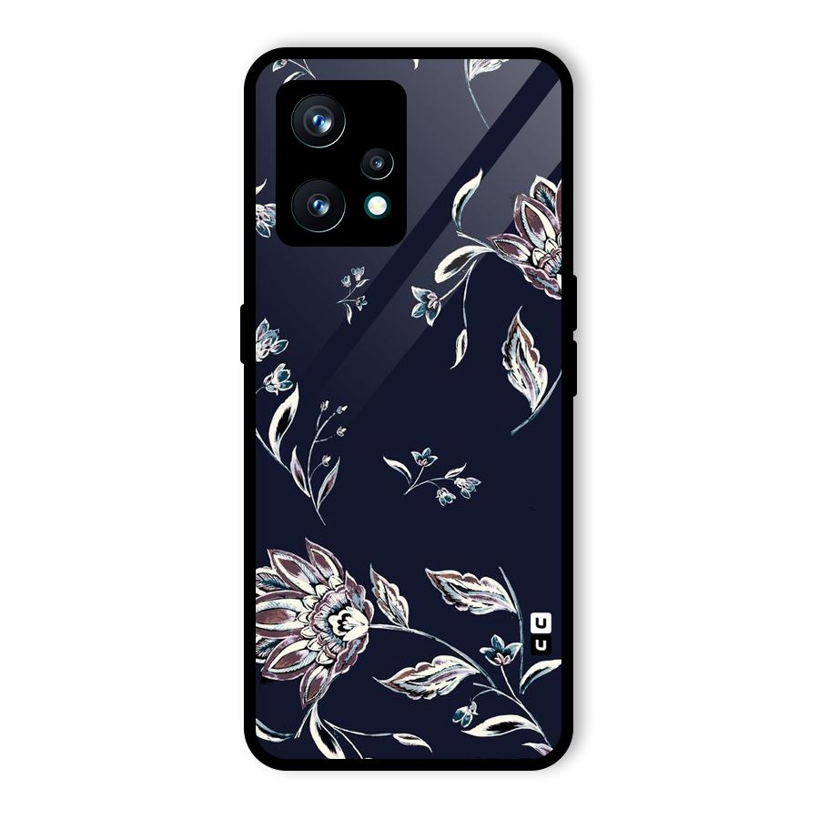 Cute Petals Glass Back Case for Realme 9 Pro Plus 5G