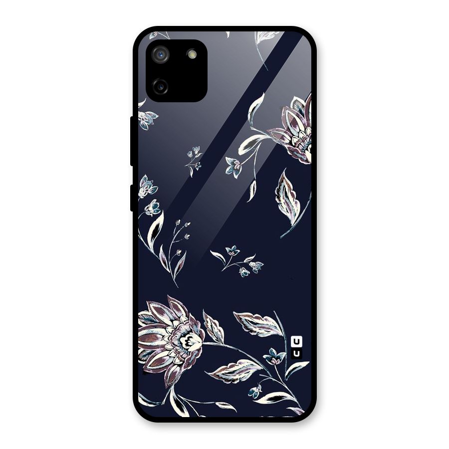 Cute Petals Glass Back Case for Realme C11