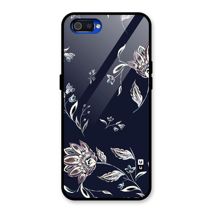 Cute Petals Glass Back Case for Realme C2