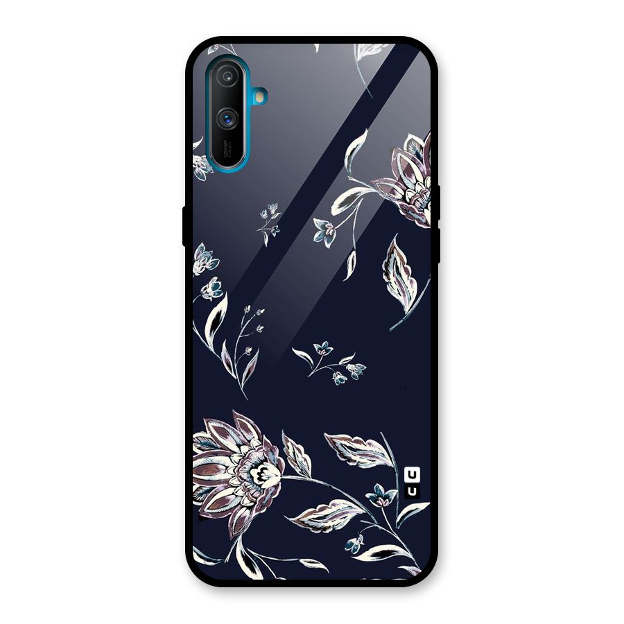 Cute Petals Glass Back Case for Realme C3