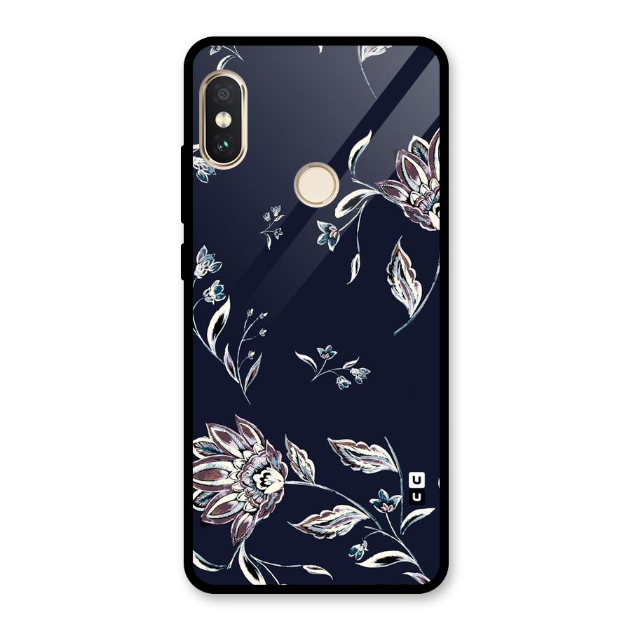 Cute Petals Glass Back Case for Redmi Note 5 Pro