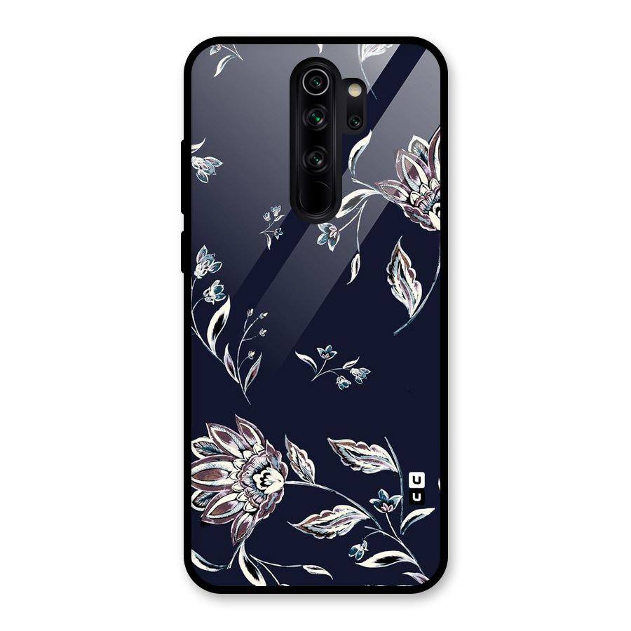Cute Petals Glass Back Case for Redmi Note 8 Pro