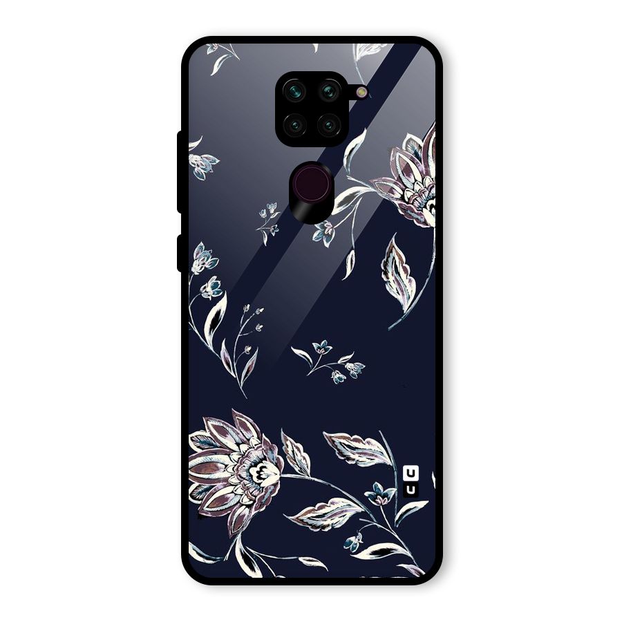 Cute Petals Glass Back Case for Redmi Note 9