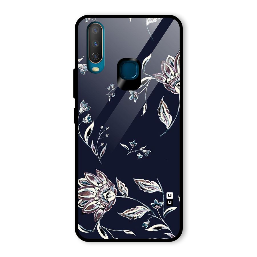 Cute Petals Glass Back Case for Vivo U10