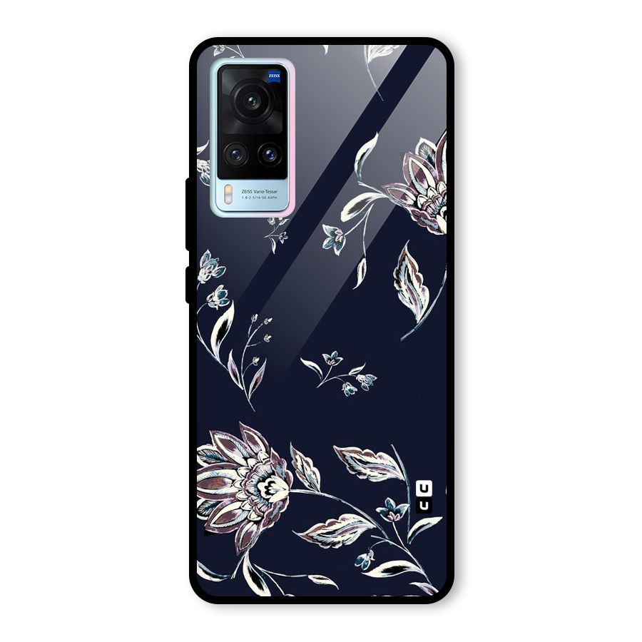 Cute Petals Glass Back Case for Vivo X60