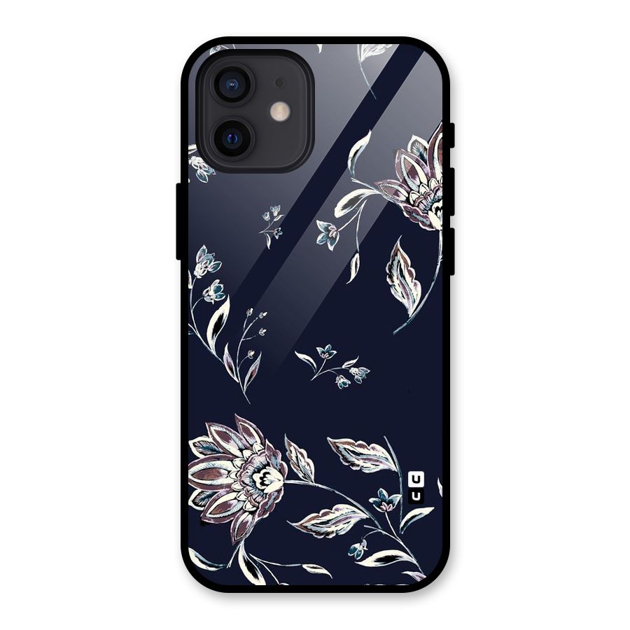 Cute Petals Glass Back Case for iPhone 12
