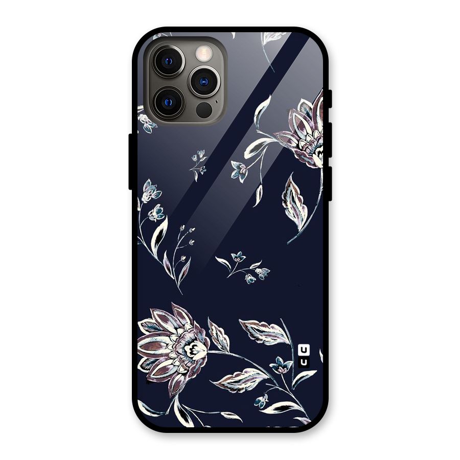 Cute Petals Glass Back Case for iPhone 12 Pro