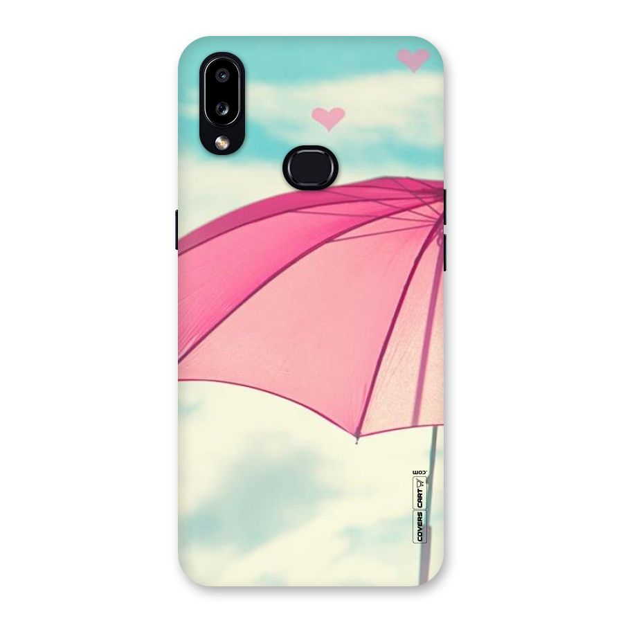 Cute Pink Umbrella Back Case for Galaxy A10s