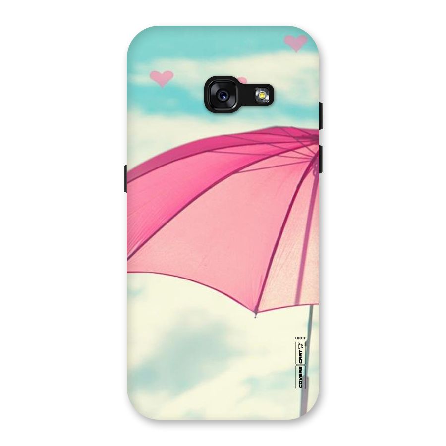 Cute Pink Umbrella Back Case for Galaxy A3 (2017)
