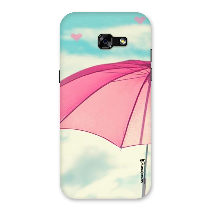 Cute Pink Umbrella Back Case for Galaxy A5 2017