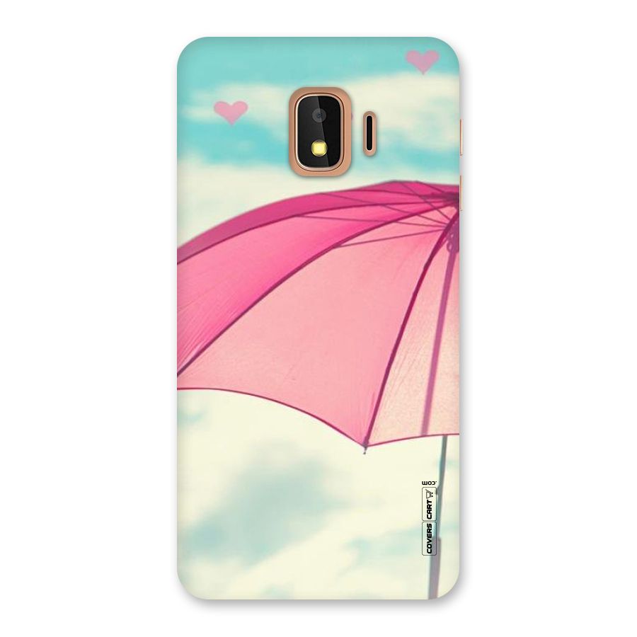 Cute Pink Umbrella Back Case for Galaxy J2 Core