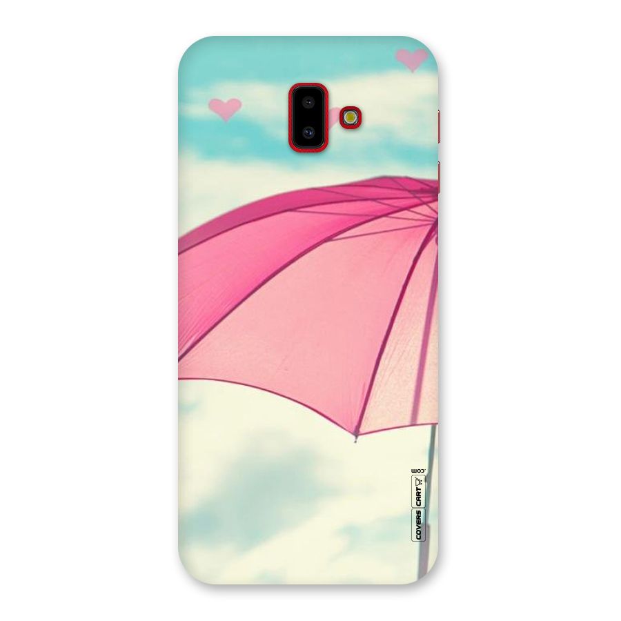 Cute Pink Umbrella Back Case for Galaxy J6 Plus