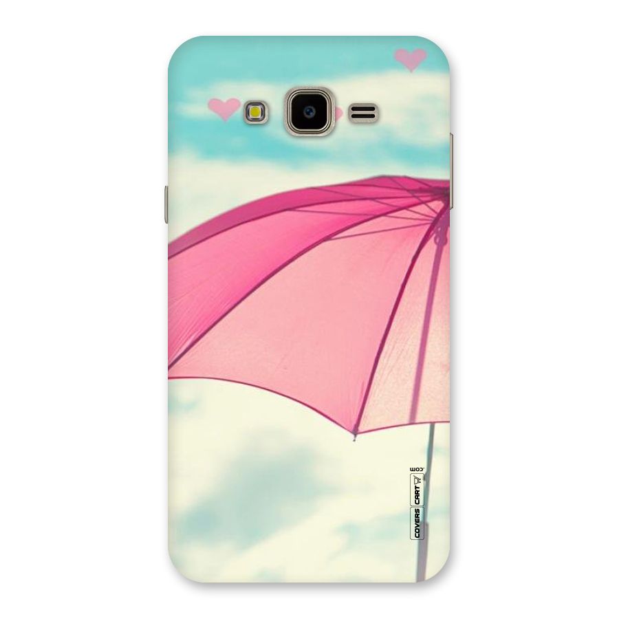 Cute Pink Umbrella Back Case for Galaxy J7 Nxt
