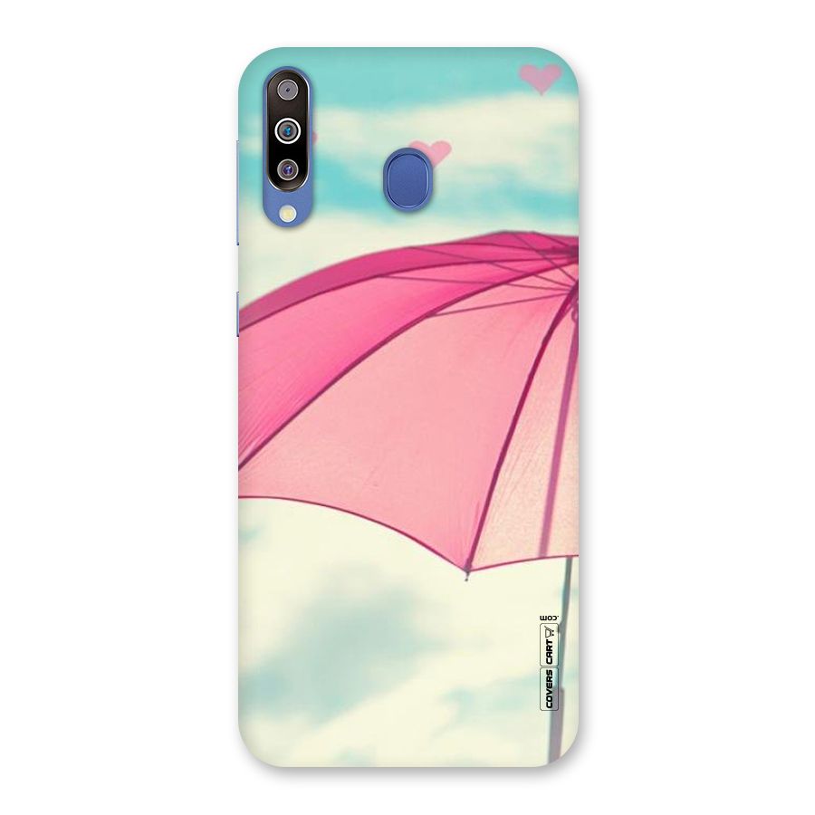Cute Pink Umbrella Back Case for Galaxy M30