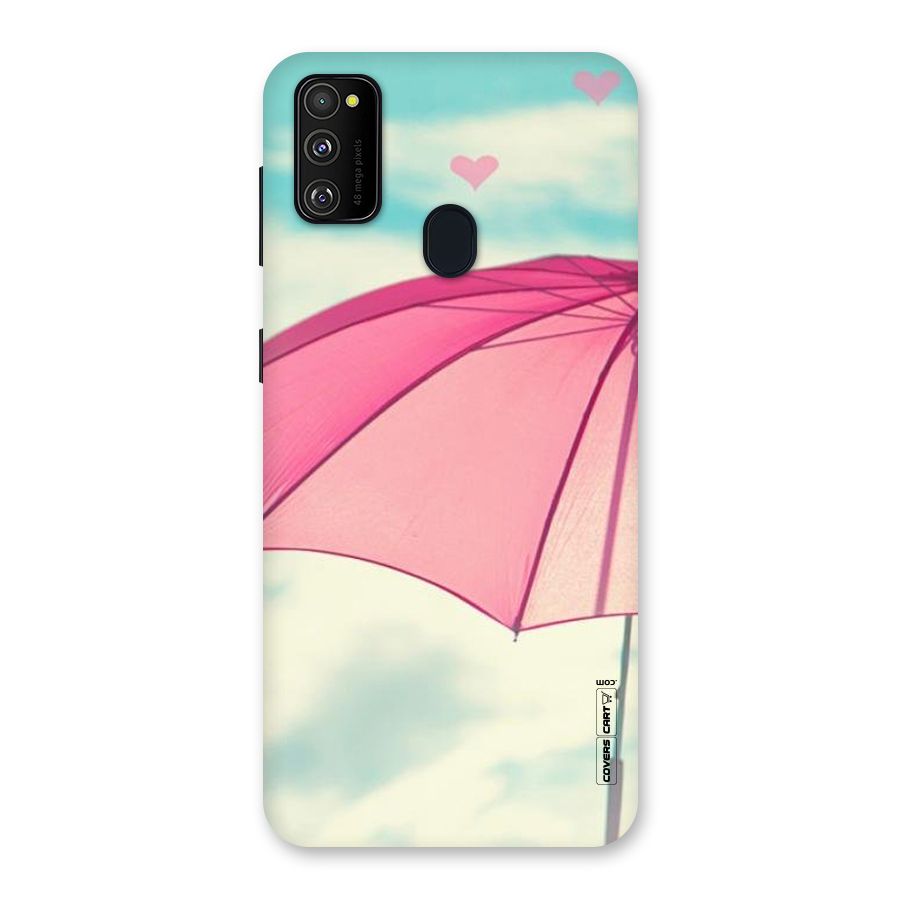 Cute Pink Umbrella Back Case for Galaxy M30s