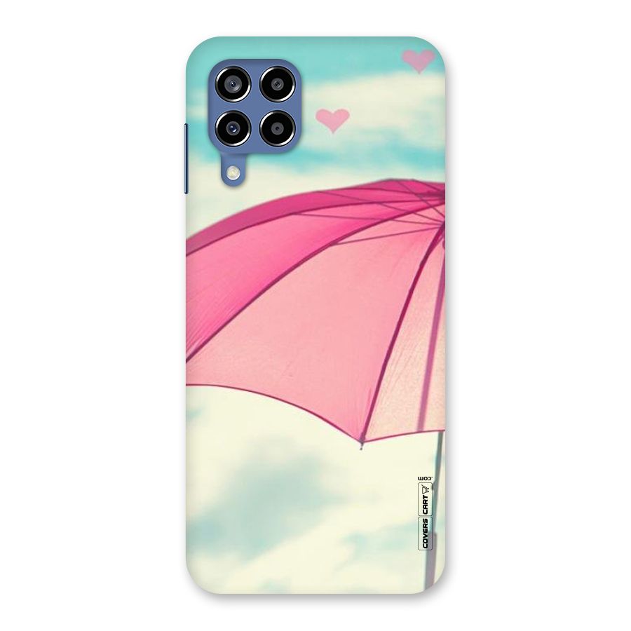 Cute Pink Umbrella Back Case for Galaxy M53 5G